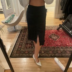 Uniqlo Satin MIDI Skirt